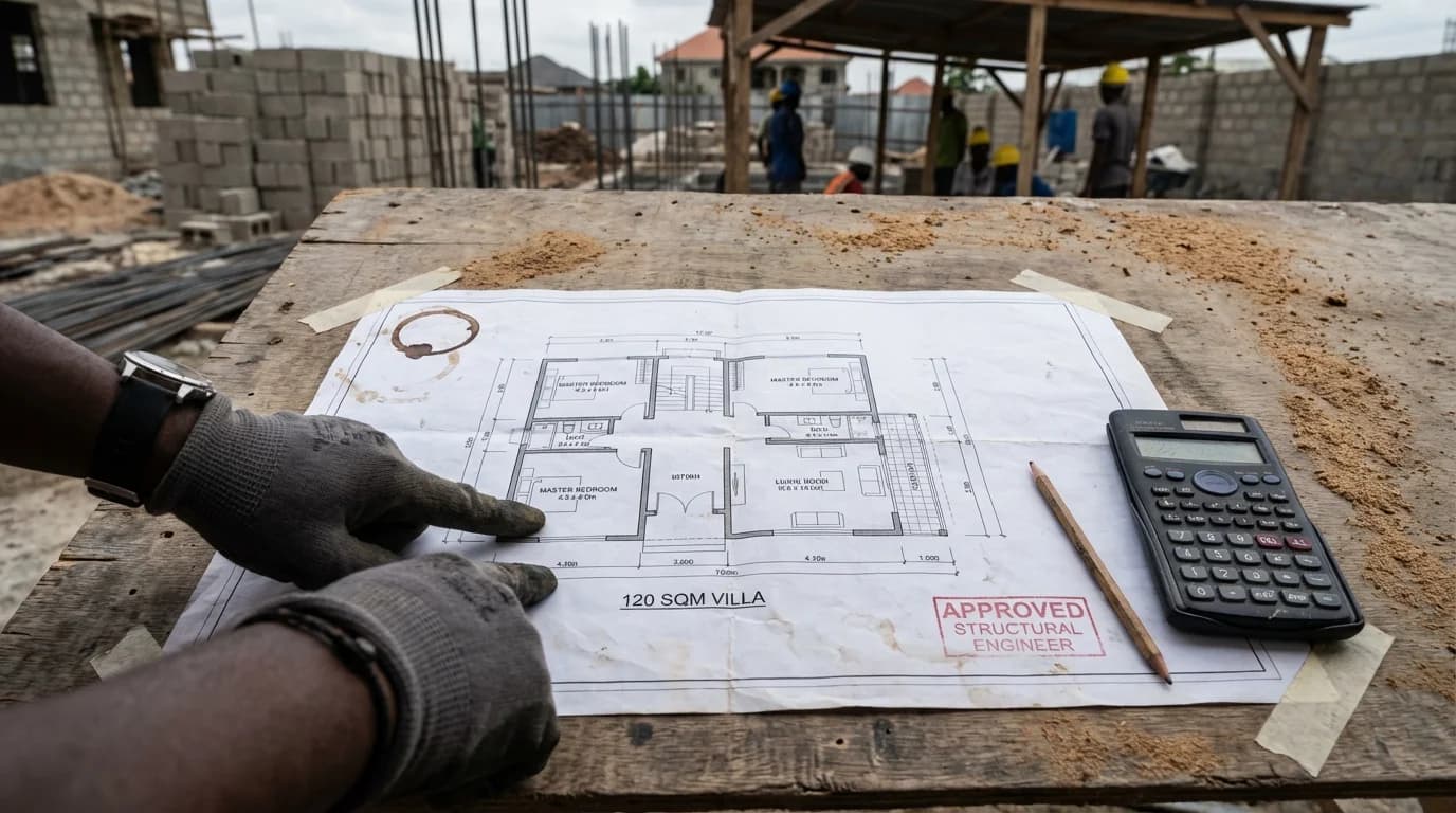 Architectural blueprints required for building permit on Siargao